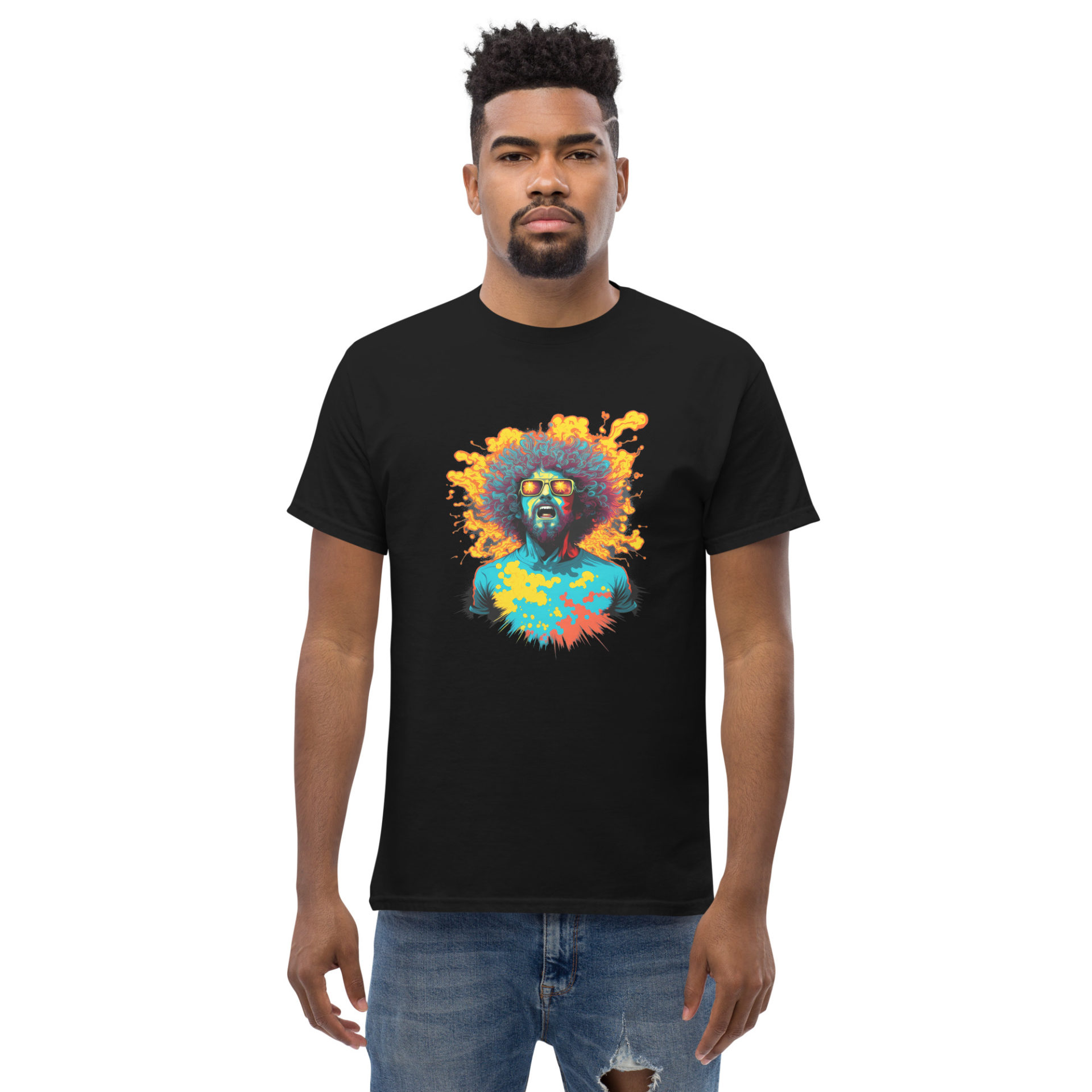 Trippy Dude, his mind is blown – Men’s classic tee